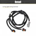 X Autohaux 5c3z15a211ba Fog Lamp Driving Light Wiring Harness Fit For Ford F250 F350 Super Duty 2005-2007 Wire Connector