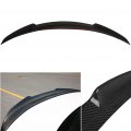 Aintier 1pc Carbon Fiber Spoiler Wing Compatible For 2014-2021 Infiniti Q50 Sedan Glossy Black Rear Trunk Tail