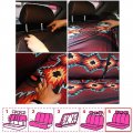 Wellflyhom Dog Paw Car Accessories Seat Cover For Women Boho Floral Rear Bench Seats Protectors Tribal Aztec Navajo Saddle