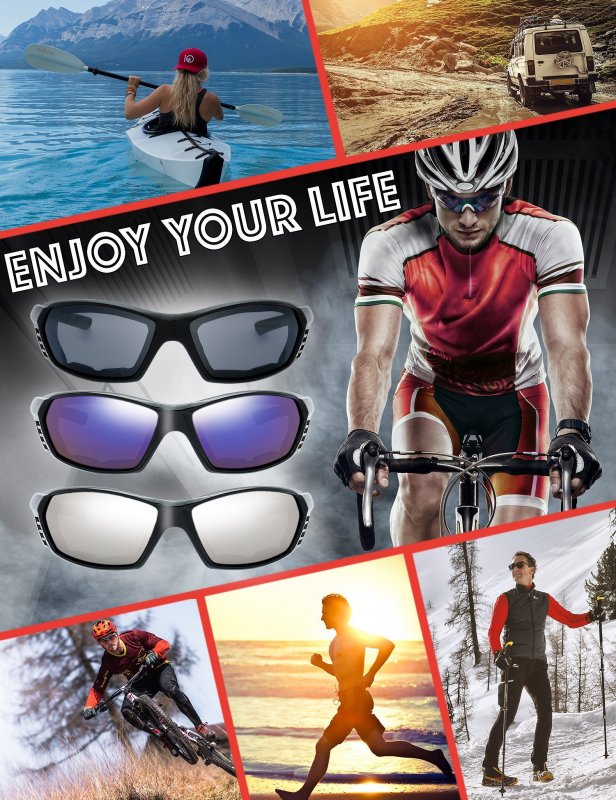 Motorcycle Riding Glasses 3 Pairs Uv400 Uv Protection Goggles With Padded Frame Grey Blue Mirror And Silver Lenses Model Fr13
