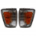 Toyota Pickup 4wd 1989-1991 4runner 1990 1991 Park Cornering Light Assembly Pair Driver And Passenger Side Chrome To2520124 