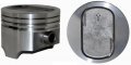 Set Of 8 Rectangular Dish Top Pistons For 77-93 Ford 5 8l 351w 040 1 00mm Oversized Lowpriced By Enginetech 
