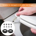 Uxcell 4pcs Tank To Bowl Gasket Kit Toilet Bolts With Nuts Rubber Washers 2pcs Sealing Ring For Bathroom Repair Screw