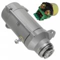 Caltric Starter And Relay Solenoid Compatible With Honda Gl1000 Gold Wing Ltd 999cc Engine 1976
