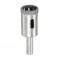 Diamond Drill Bit 20mm Zinc Plated Medium Carbon Steel Hole Saw Core For Glass Porcelain Tile Marble 