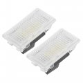X Autohaux 2pcs White Lights Led For Tesla Model 3 Y S X Footwell Door Puddle Light Trunk Inside Under Glow Glove Box Interior
