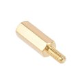M2 5x13mm 6mm Male-female Brass Hex Pcb Motherboard Spacer Standoff For Fpv Drone Quadcopter Computer Circuit Board 50pcs 