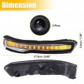 Uxcell Car Led No 87624a7000 Right Side Rear View Mirror Turn Signal Amber Light Indicator For Kia Forte Forte5 Ex Lx S