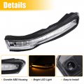 Uxcell Car Led No 87624a7000 Right Side Rear View Mirror Turn Signal Amber Light Indicator For Kia Forte Forte5 Ex Lx S