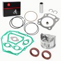 357cc Engine Rebuild Kit 0 25mm Oversize Piston Rings Gaskets Seals For Yamaha 4 Cycle Golf Cart Motor G21 G22 G23 G27 G28 Ydra