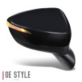 Ma1321207 Factory Style Passenger Right Side Mirror Manual Folding Power Adjust Turn Signal Compatible With Mazda Cx-5 15-16