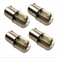 Ba15s Led Omni Bulb 4 Pack 48 Leds Smd 3014 Natural White 5000k Waterproof For 1141 1156 Rv Motorhome Camper Trailer Boat 