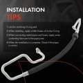 A-premium A C Suction Hose Assembly Compatible With Volvo C70 2006 S40004-2011 1 9l 2 4l 2 5l V50 2005-2011 Compressor To Evap