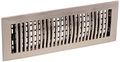 Decor Grates La414-nkl 4-inch By 14-inch Louvered Floor Register Aluminum Nickel 