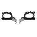 Tcmt Left Right Rearview Mirrors Mount Bracket Fit Honda Goldwing Gl1800 2001-2017