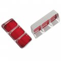 Kuafu Lower Tail Light Compatible With 1972 Oldsmobile Cutlass Supreme 442 Rear Taillights Brake Signal Lamp Halogen W O Bulbs