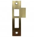 3-7 8 Satin Brass Door Strike Plate Latch For Mortise Antique Vintage Replacement Solid For 3-3 4 And 3-13 16 Strikes 96cm 