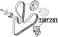 Febest 2487-001 Idler Pulley 