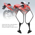 Car Exterior 1 Pair Motorcycle Rearview Side Mirrors Carbon Fiber Style Replacement For Hyosung Gt125r Gt250r Gt650r Gt650s