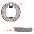 Caltric Rear Brake Shoes Compatible With Kawasaki 175 Ke175 Ke-175 1976-1978