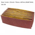 Uxcell 3-inch X 18-inch Aluminum Oxide Sanding Belt 80 Grits Sandpaper Lapped Joint For Sander 10pcs
