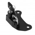 Qiilu Motorcycle Alloy Helmet Lock Mount Hook Anti Theft Kit With 2 Keys For Indian Scout Sixty 2015-2018
