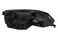 Left Headlight Assembly For 2005 To 2007 Ford Focus Full With Bulbs Waterproof Clear Plastic Lens Matte Finish 