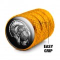 Turkey Illustration Valve Stem Caps For Tire Rim Wheel Aluminum Yellow