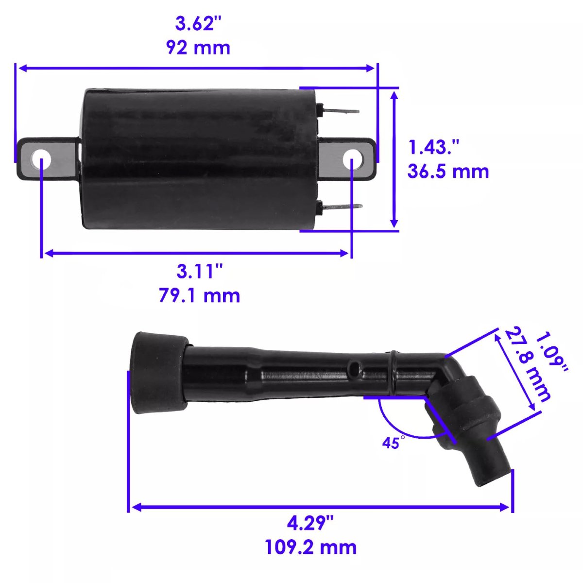Ignition Coil For Suzuki Boulevard C50 Vl800 2001-2004 Tl1000 Tl1000s 1997-2001 33410-02f00 33420-38a11 33420-38a10