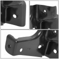 Ni1032117 Front Bumper Cover Support Bracket Compatible With Nissan Altima Upper 2013-2015 Passenger Right Side Polished Black