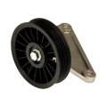 Air Conditioning Bypass Pulley For Mercury Marauder 2003 2004 Serpentine Plastic With Aluminum Bracket 114mm Outside Diameter 