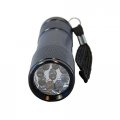 Hqrp 9 Leds Red Light Led Black Flashlight For Astronomy Aviation Night Vision