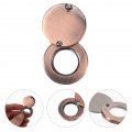Lioobo Door Hole Cover Plate Rotating Privacy Peephole Viewer Protector Home Security Syestem Fixture For House Hotel Bronzing