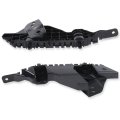 Black Front Bumper Mounting Retainer Bracket Left Right Pair For Chevy Trax 2017-2022 42566652 42566653 Gm1042157 Gm1043157 