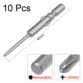 Uxcell 10 Pcs 4mm Round Shank 40mm Length 1 6mm Phillips Ph00 Magnetic S2 Screwdriver Bits