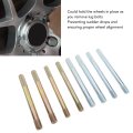 8pcs Wheel Alignment Pin Metal Hanger Positioning Balancing Tools For Changing Tires On Cars With Lug Bolts Easily Position And