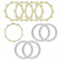 Caltric Clutch Friction Plates Kit Compatible With Kawasaki Eliminator 125 Bn125a 2001-2009