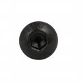 Uxcell 2pcs M5x25mm 10 9 Grade Hex Socket Reverse Left Hand Thread Screw Bolt Black
