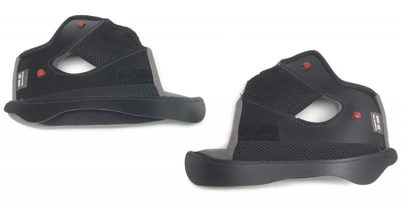 Bell Qualifier Dlx Cheek Pads Street Motorcycle Helmet Accessories Grey 40mm