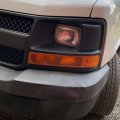 Hecasa Corner Parking Signal Light Compatible With 2003-2022 Chevy Express Gmc Savana Van No Bulb Replace For Gm2520188 Side