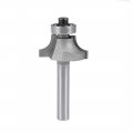 Router Bit 1 4 Shank 2 Inch Cutting Dia Round Over Corner 2flutes Tungsten Steel For Woodworking Milling Cutter Tool 