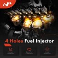 A-premium Fuel Injectors Compatible With Chevrolet Silverado 2500 Hd 3500 Suburban Express 4500 Gmc Sierra Yukon Xl Savana Set