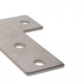 Mromax 4pcs T-shaped Repair Plate 4 33 X 3 35 Lxw Carbon Steel Nickel Plated Surface Plane Connection Angle Bracket Gusset
