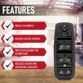 Driver Side Master Power Window Switch Compatible With Dodge And Jeep Vehicles 2008-2012 Nitro Liberty 2009-2010 Journey