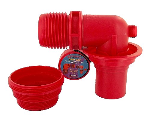 F02-3305vp Ez Coupler Red 90 Degrees Sewer Adapter And Thread Attachment Plastic Rv Fitting