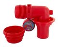 F02-3305vp Ez Coupler Red 90 Degrees Sewer Adapter And Thread Attachment Plastic Rv Fitting