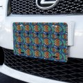 Fishy Lips Pattern Novelty Metal Vanity Tag License Plate