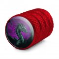Black Dragon Valve Stem Caps For Tire Rim Wheel Aluminum Red