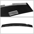 Auto Dynasty Dash Defrost Vent Grille Cover Cap Overlay Compatible With Dodge Ram Truck 1500 2500 3500 02-05 Black