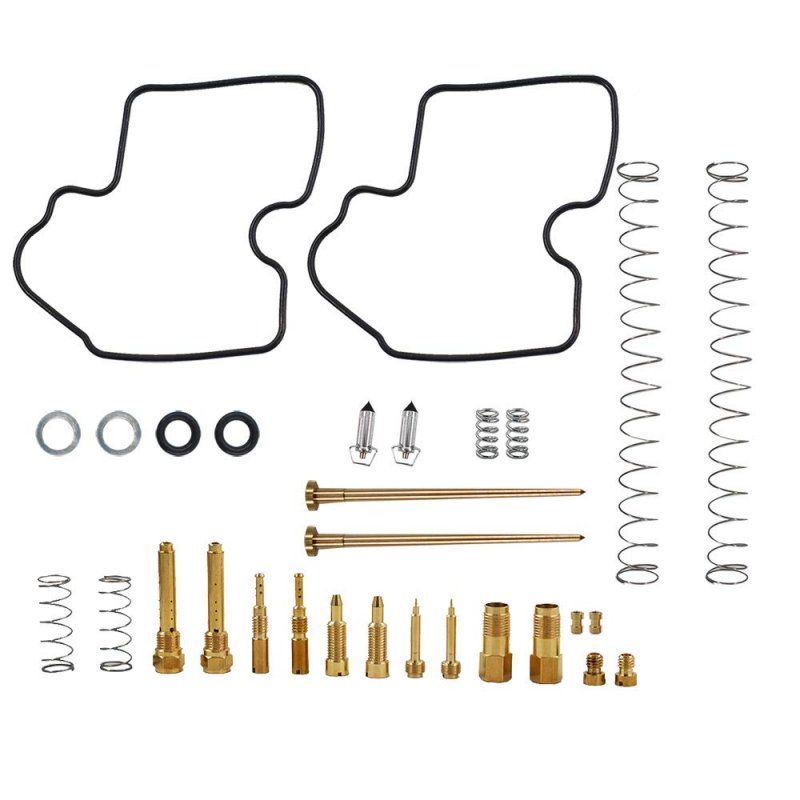Pack Of 2 Carburetor Rebuild Kit Replacement For Kawasaki Kfx700 2004 To 2009 Atv Repair Or4165
